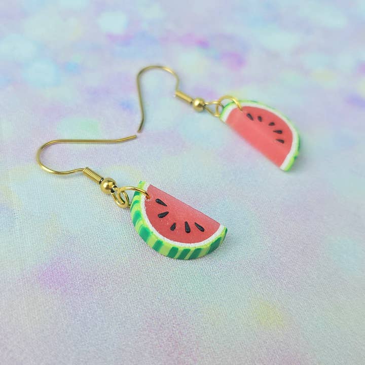 blurandbake - Wholesale Dangle Earrings - Watermelon Dangles