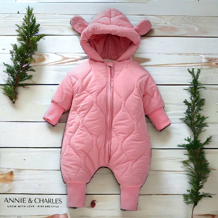 Annie & Charles - Wholesale Jumpsuit - Baby - Annie & Charles® warm winter jumpsuit0