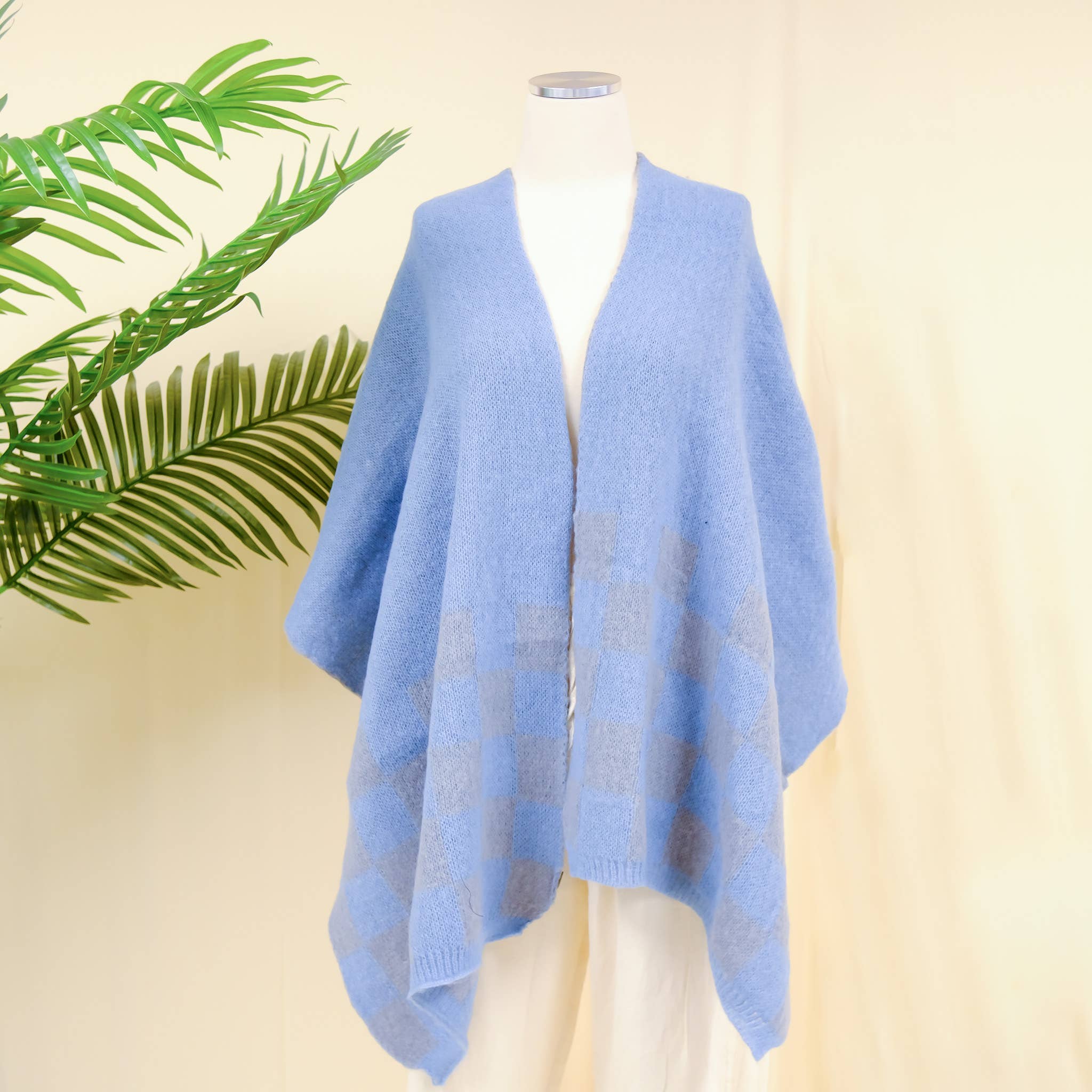 Karma Nepal Crafts – wholesale Scarf – Women's – Plaid Winter Oversized Scarfs4