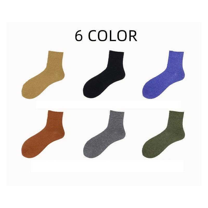 6 Pairs Assorted Color Winter Warm Wool Adults Socks for wholesale on Faire5