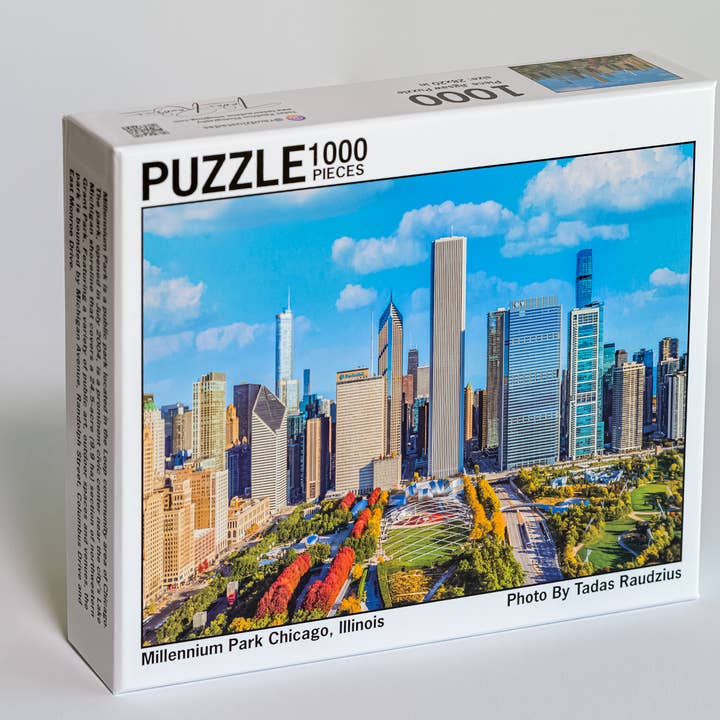 Puzzle de 1000 pièces du parc Millennium de Chicago pour la vente par Tadas Raudzius Photography