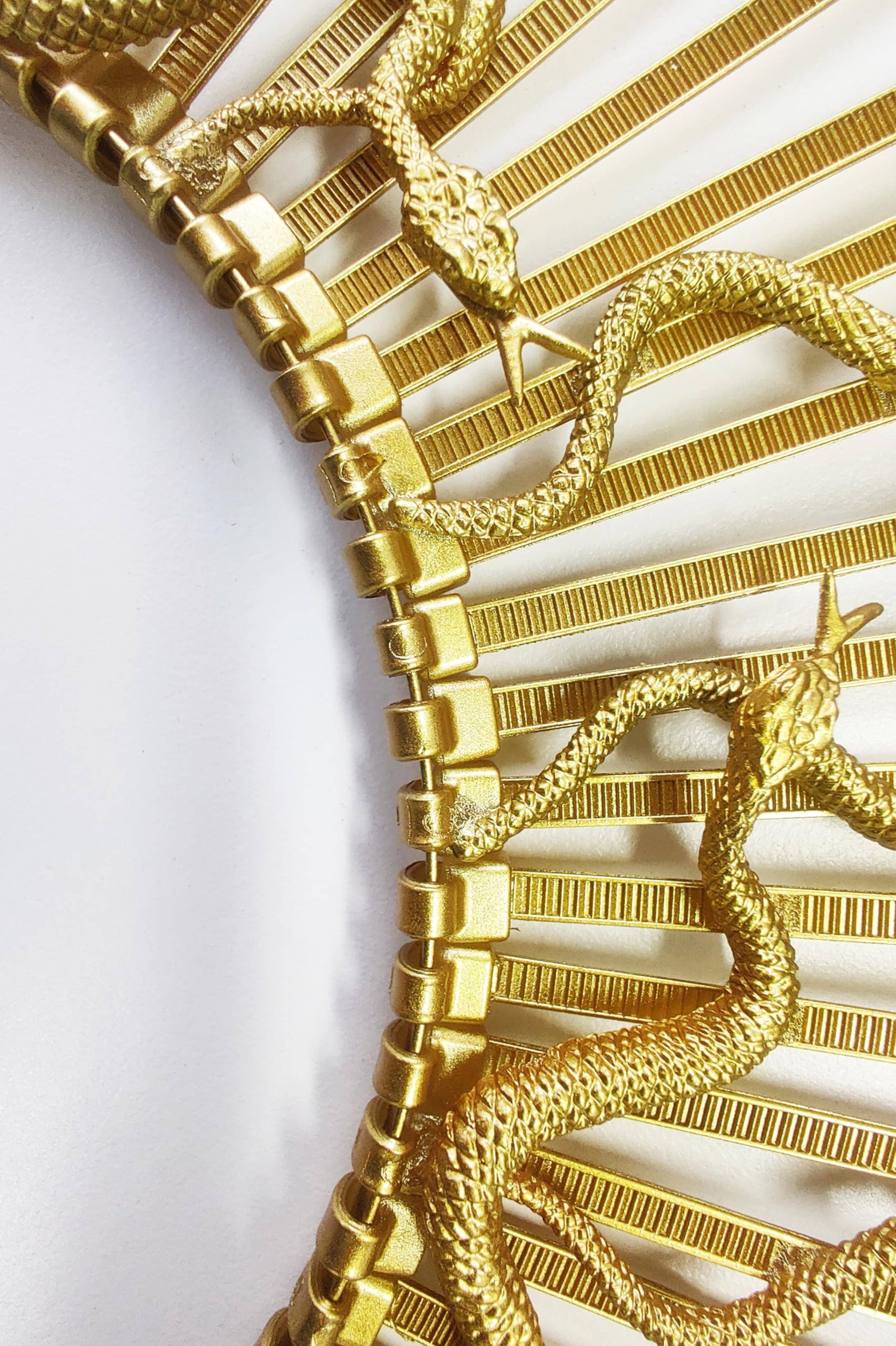 BABEYOND - Vente Bandeau – femme - Serre-tête Halo Mary à Pique Serpent Distinctif3