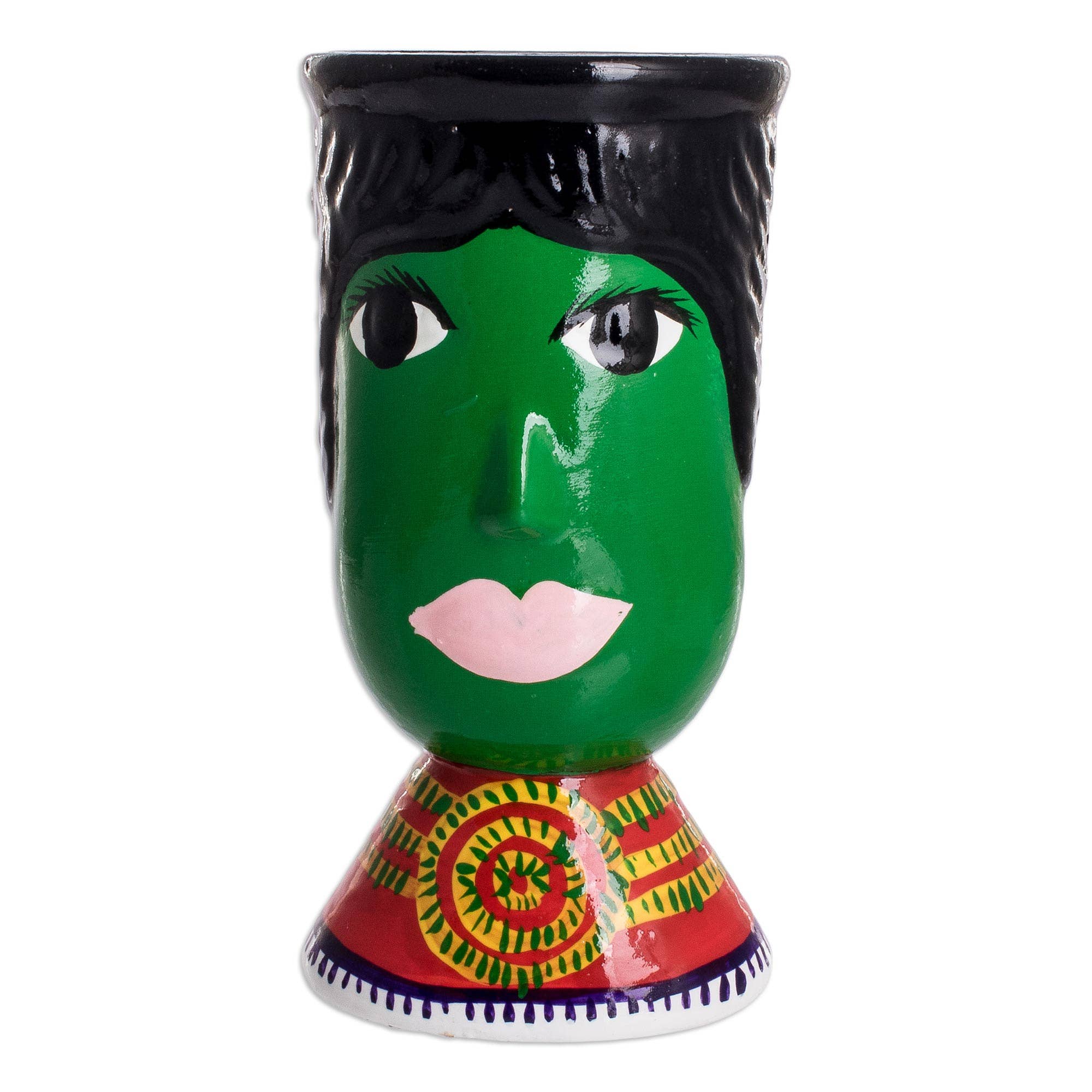 NOVICA - Wholesale Plant Pot - Novica Handmade St. Martin Ceramic Flower Pot3