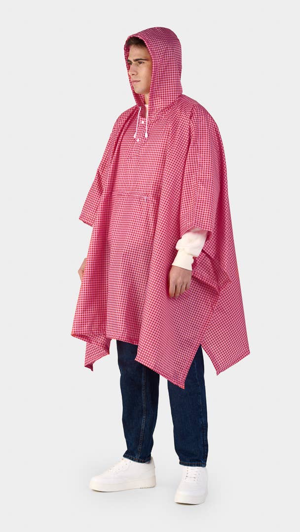 Mkr International - Wholesale Poncho - Women's - "Tartan" Foldable Waterproof Poncho Clima C-Collection5