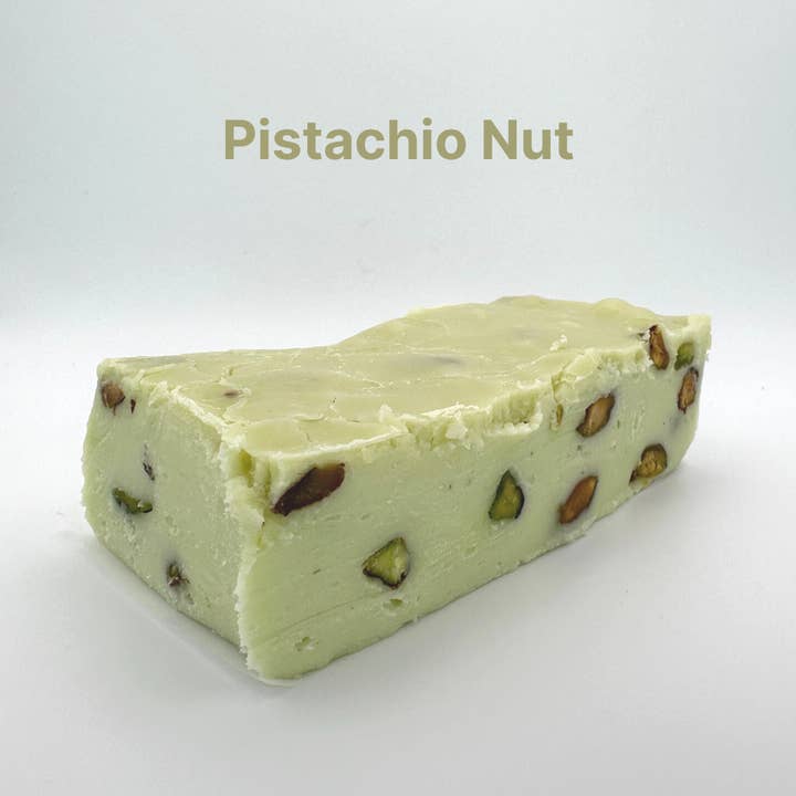 Fudge aux pistaches (emballage de 1/4 lb) pour la vente par Nick's Wicked Tasty Fudge LLC