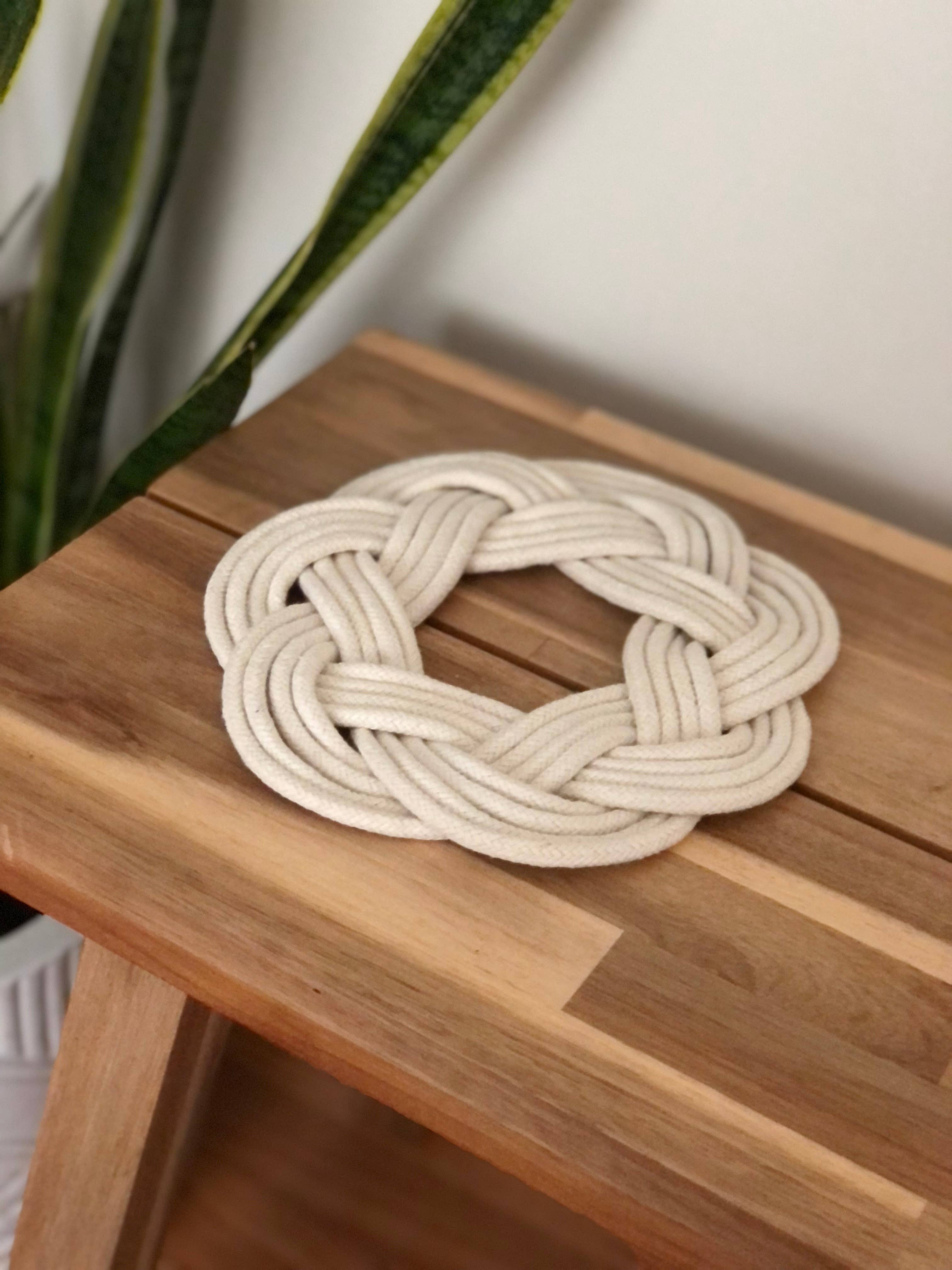 Make My Day Design - Wholesale Trivet - Round Nautical Rope Matt/Rope Trivet4