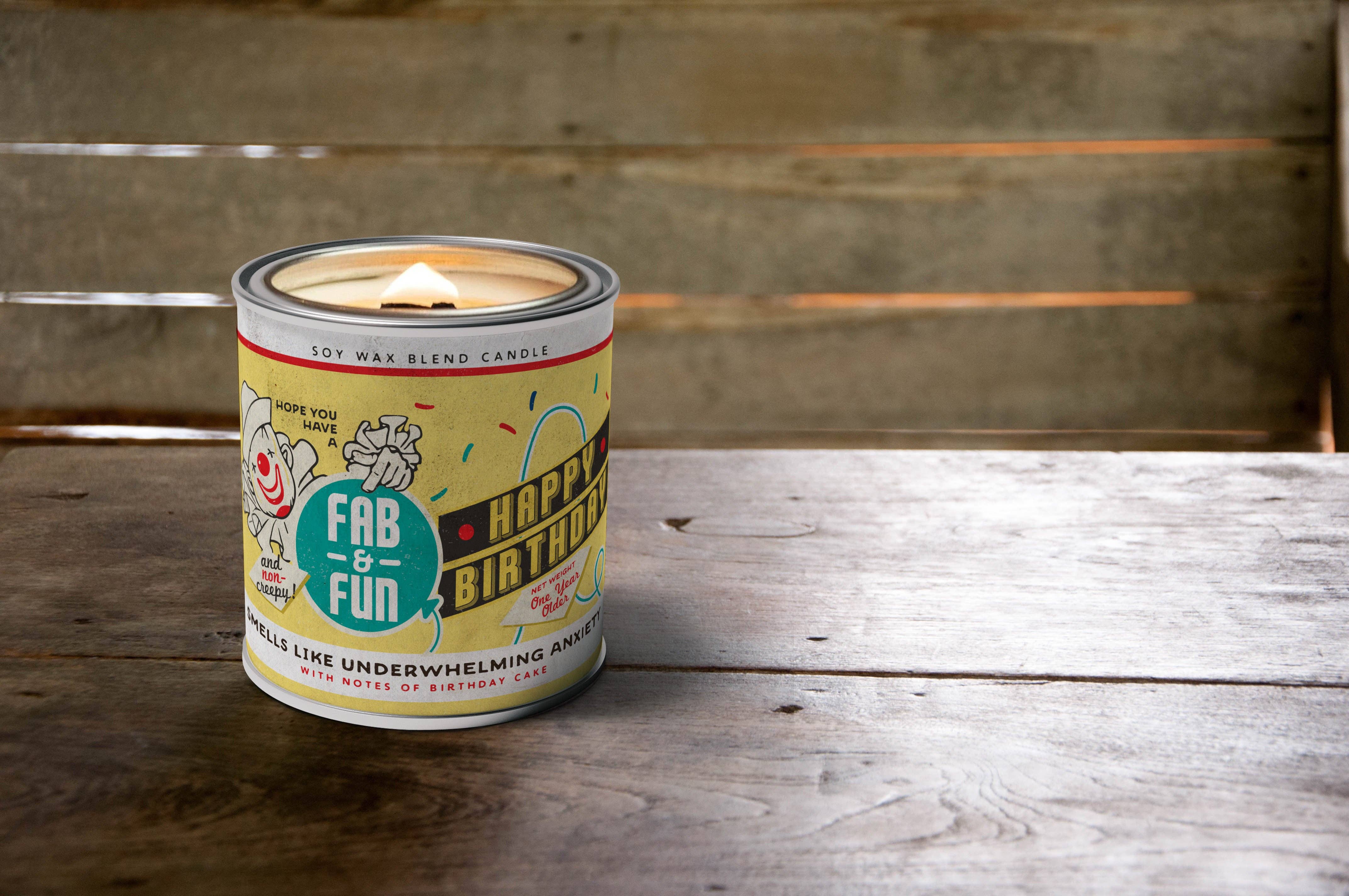 Scents of Accomplishment - Venta al por mayor Velas en tarros - Payaso de cumpleaños de 16 onzas. Vela4