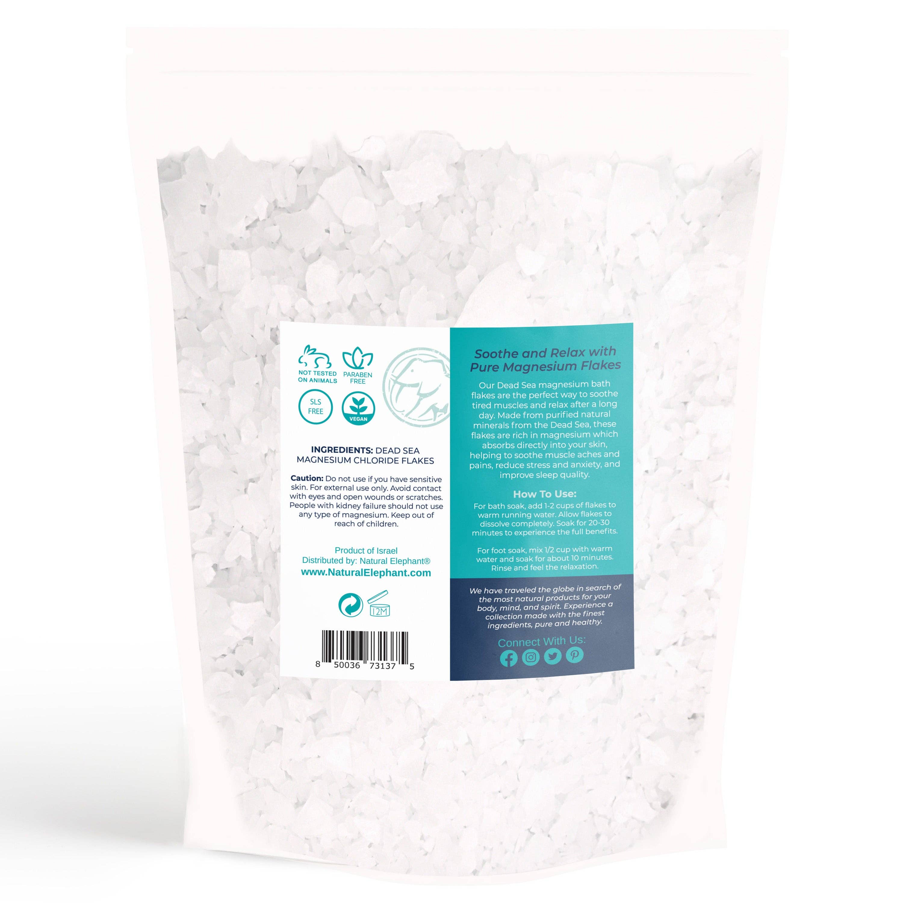Natural Elephant - Wholesale Bath Salts - Dead Sea Magnesium Flakes10