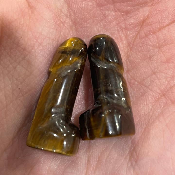 Keystone Crystals - Venta al por mayor Piedras/cristales espirituales - Figura fálica de cristal: pequeña estatua de piedra preciosa tallada