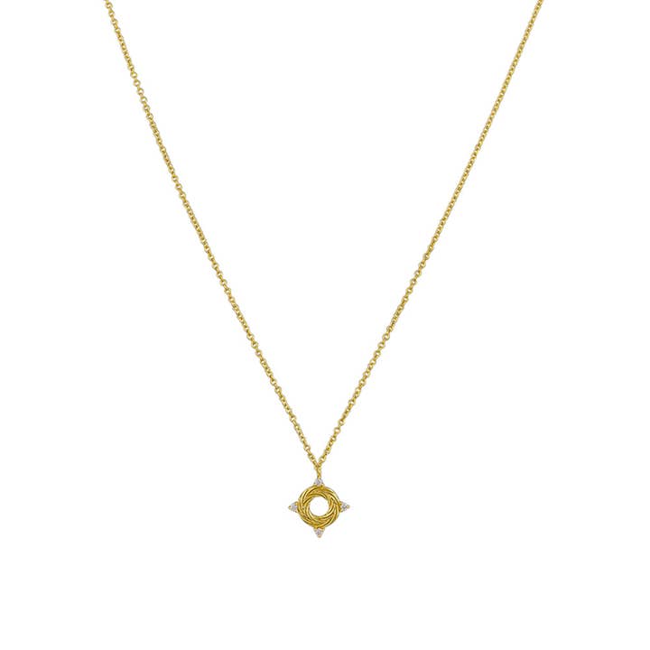 Collier Joyce en argent sterling - Or pour la vente par Jolie & Deen