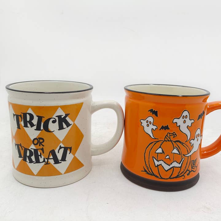 Blue Sky Clayworks - Wholesale Coffee Mug - Halloween 17oz Mug, 2 Asst 3
