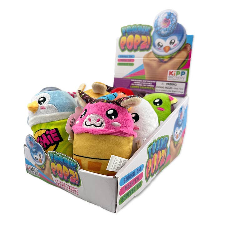 Novelty Brands - Wholesale Squishy Toy - Kids & Baby - So Much Fun! Foodie Squishy Plush Toy Assortment - 6/Display1