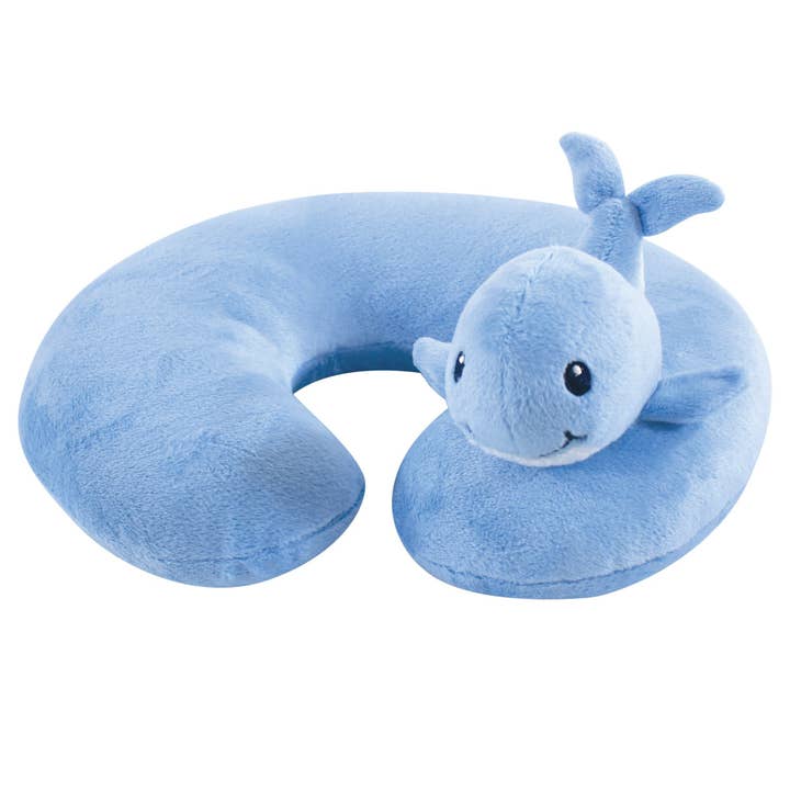 Hudson Baby Neck Pillow, Whale for wholesale by BabyVision