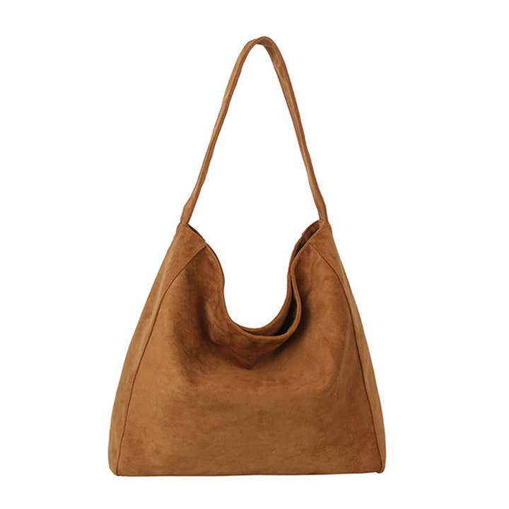 Sac à bandoulière en daim à la mode pour la vente par Collections by Fame Accessories