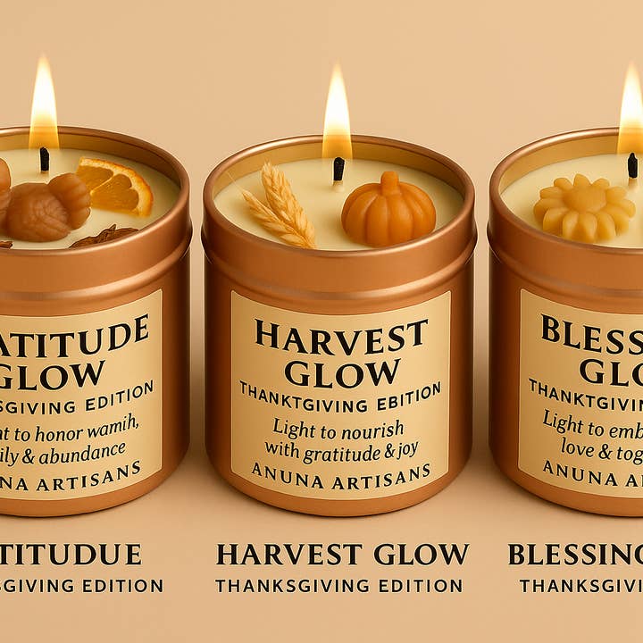 Confezione Regalo Luminosa di Natale Accogliente – Candela Artigianale Festiva & Deco per la vendita all'ingrosso da parte di Anuna Enterprises LLC