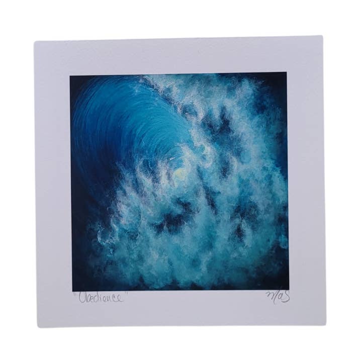 Lake, Beach, Coastal, Wall Art "Obedience" Art Reproduction for wholesale by Glass Muriel