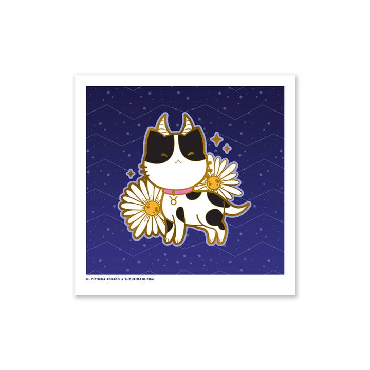 SHOURIMAJO - Wholesale Art Print - Art Prints Sassy Kitties Zodiac Kitties1