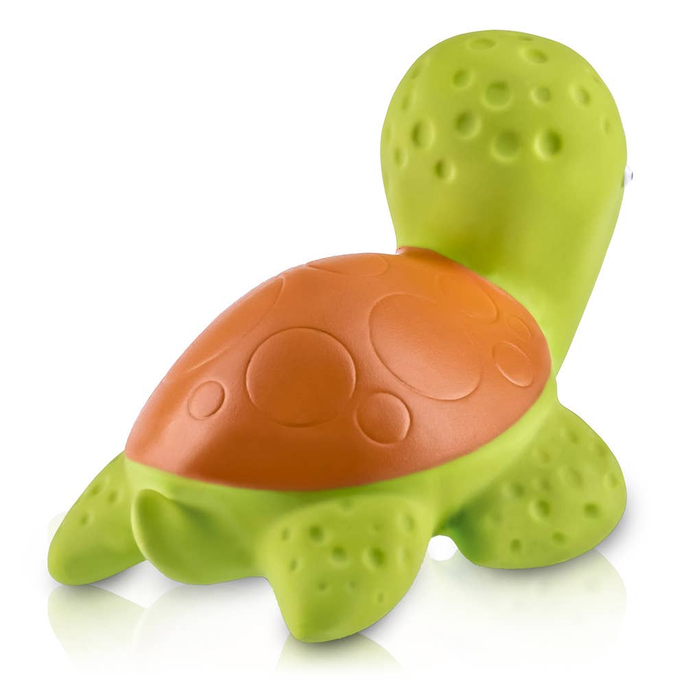 CaaOcho Natural Rubber Toys - Wholesale Bath Toy - Baby - Natural Rubber Turtle Non-Toxic Bath Toy, Mold-free design3