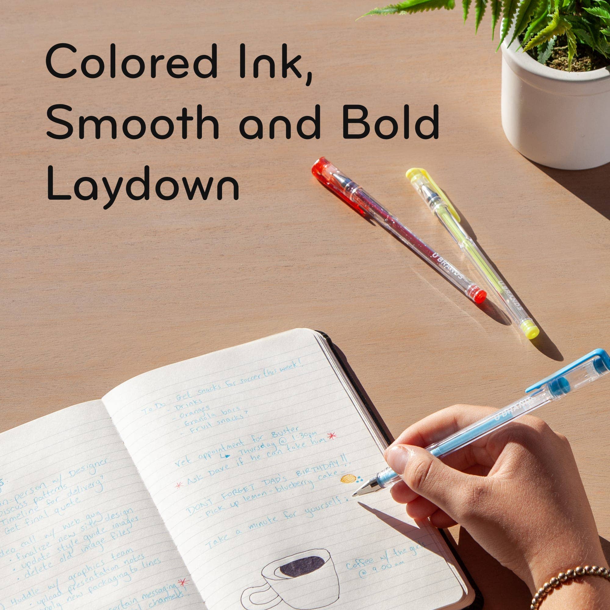 U Brands - Wholesale Pen - U Brands Live Colorfully Gel Pens, 30 CT Assorted Colors6