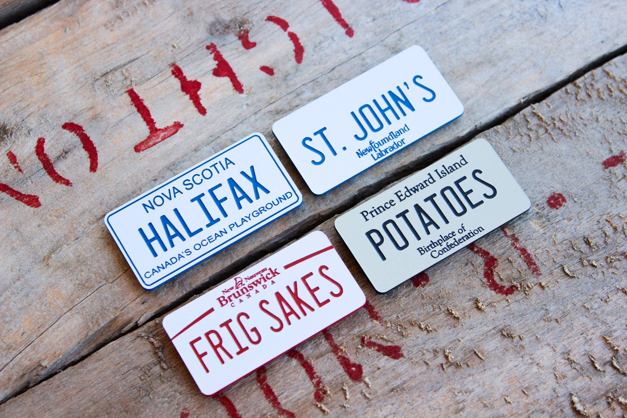 The Laundry Room Shop - Vente Aimants - Magnet en plastique gravé personnalisé et personnalisable - Canada5