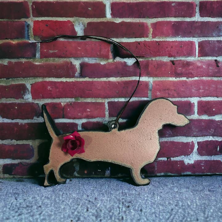 Iron Jewel - Wholesale Ornament - Dachshund ornament Christmas Pet Gifts recycled metals USA