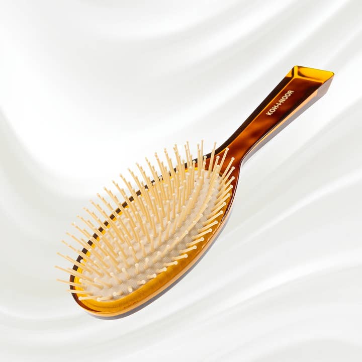 Koh-I-Noor - Wholesale Hair Brush/Comb - Jaspe Pneumatic Nylon Pin Oval Brush, Large5
