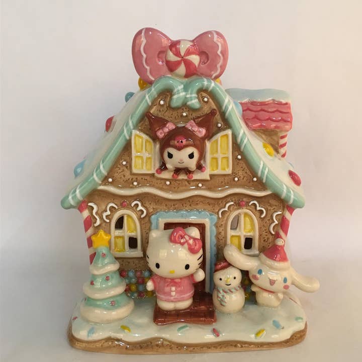 Blue Sky Clayworks - Wholesale Candle Holder - CHRISTMAS HELLO KITTY & FRIENDS GB CANDLE HOUSE0