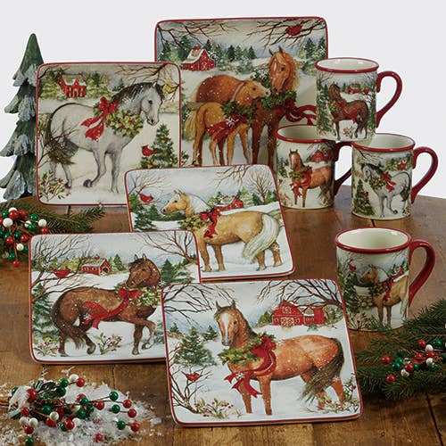 Wholesale Christmas on the Farm Dinner Plate in for your shop