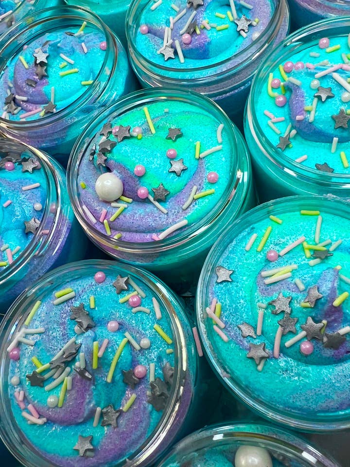 Mermaid Whipped Sugar Scrub for wholesale by Man on the Moon Mystics