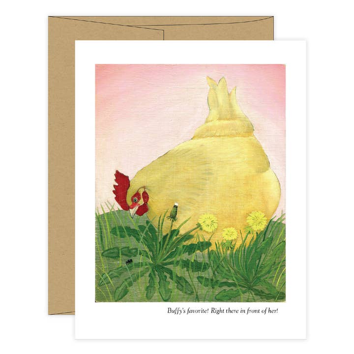 Le favori de Buffy ! Juste là devant elle, carte de notes pour la vente par Daphne Confar