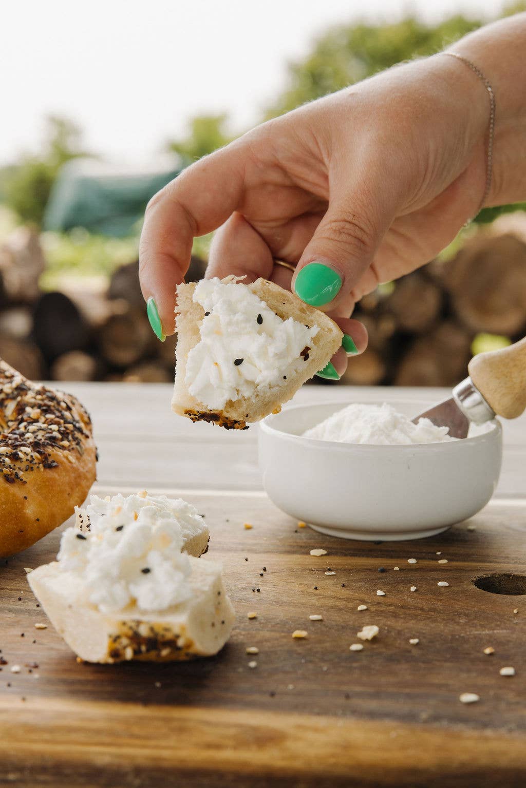 Prairie Fruits Farm & Creamery – wholesale Ost – Chevre- Klassisk vanlig 25Ib hink (spridbar getost)1