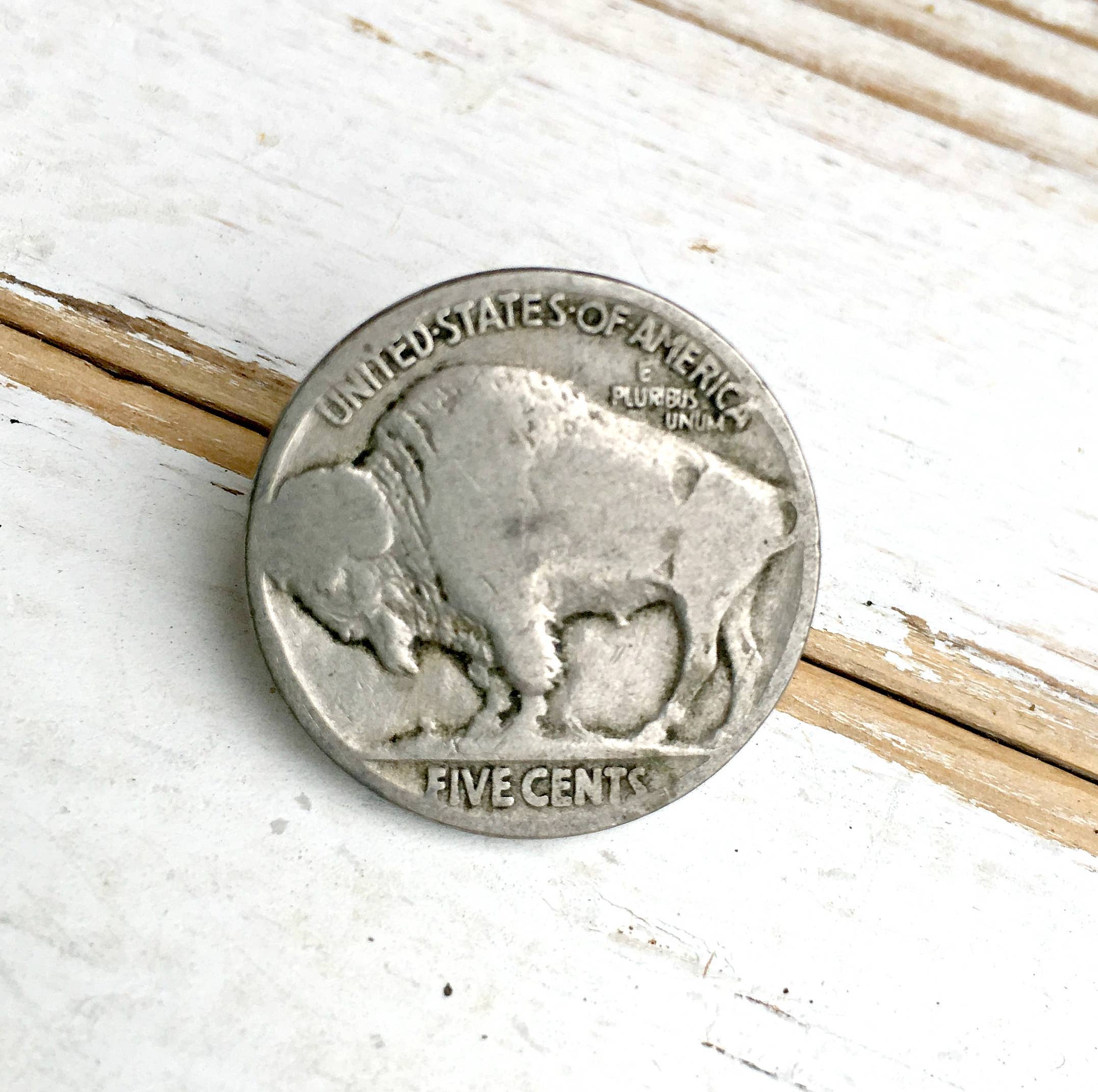 Red Truck Designs - Wholesale Brooch - Buffalo Nickel Tie Tack / Brooch Vintage Coin Father's Day1