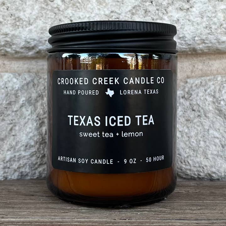 Tè Freddo del Texas per la vendita all'ingrosso da parte di Crooked Creek Candle Co