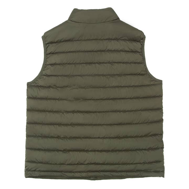 Rokka & Rolla - Wholesale Outerwear Vest - Men's - Men's Packable Puffer Vest Warm Sleeveless Jacket16