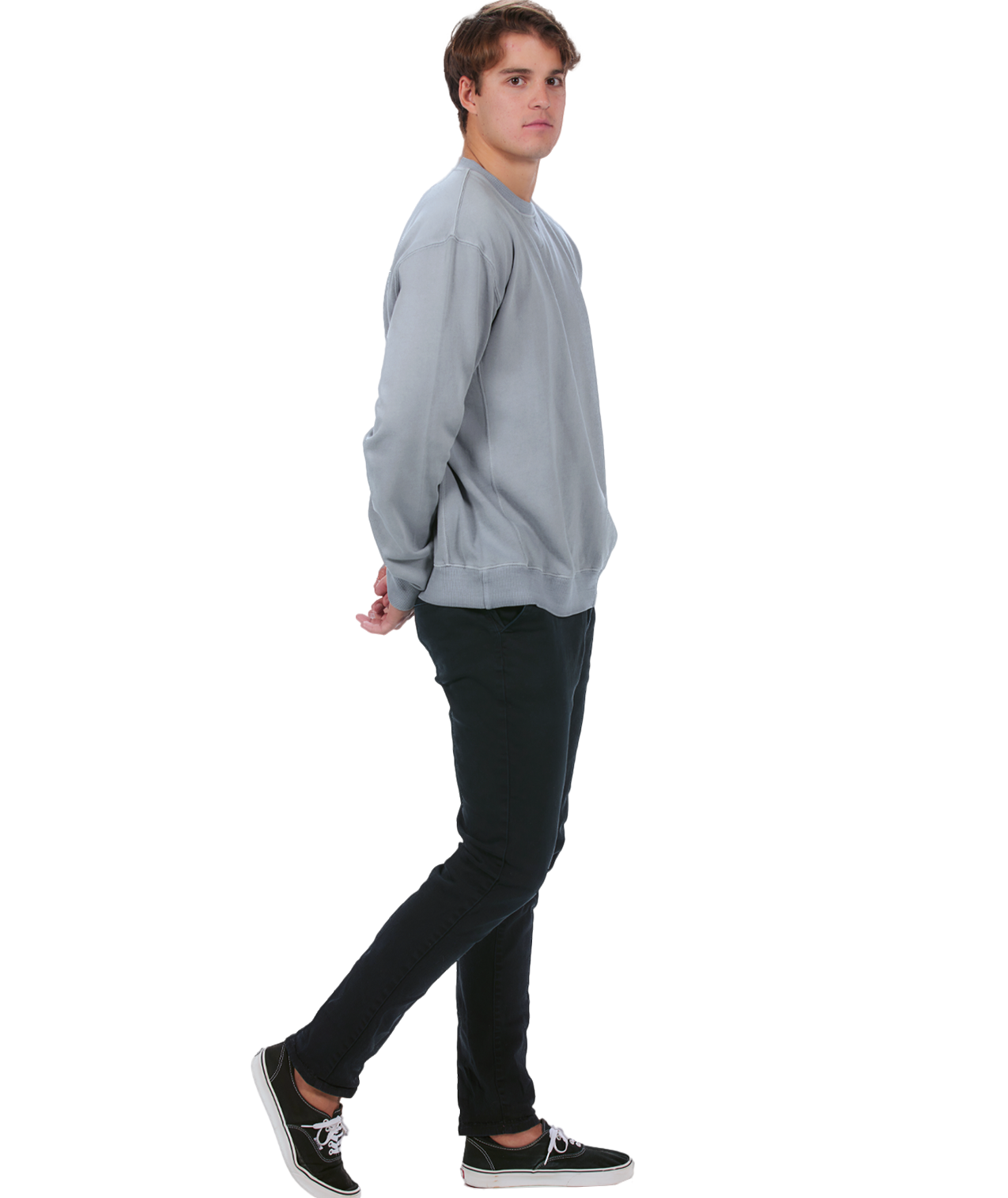 U.S. Apparel - Wholesale Sweatshirt - Women's - Unisex Garment Dyed Fleece Crew4