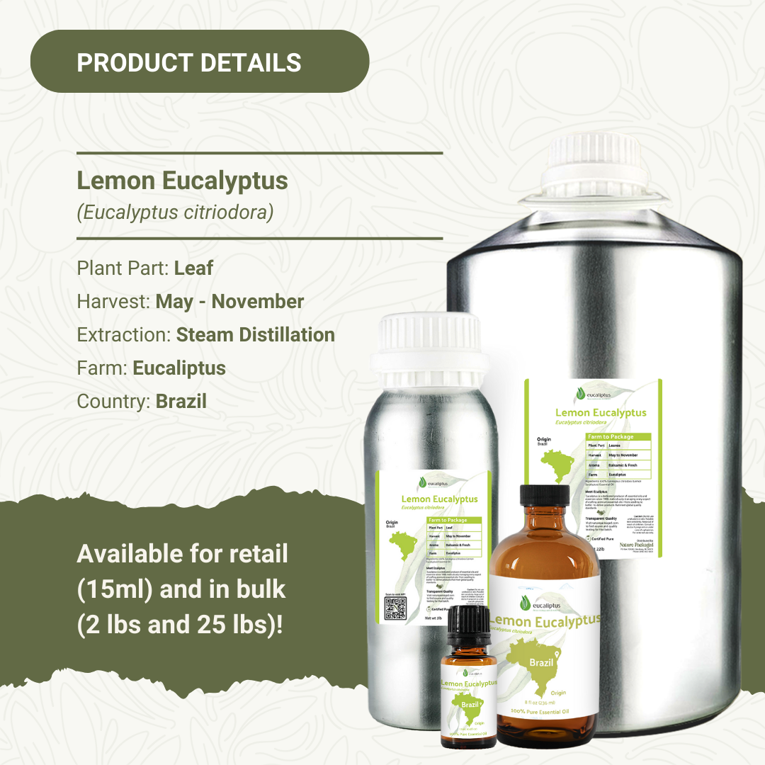Nature Packaged - Wholesale Essential Oil - Lemon Eucalyptus Essential Oils-100% Pure-Farm-Direct Source3