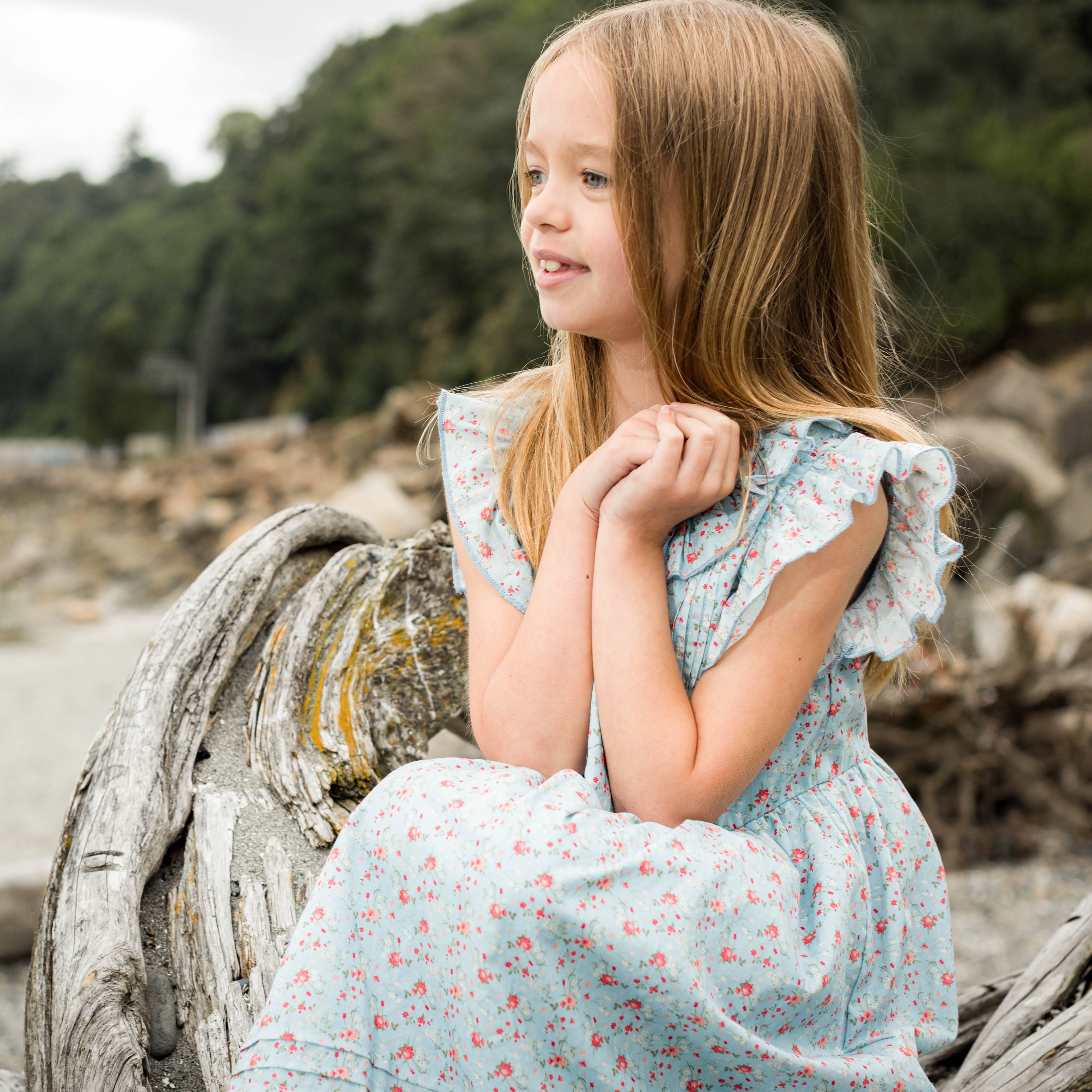 Beet World - Wholesale Dress - Kids - Ana Dress - Summer Posy2