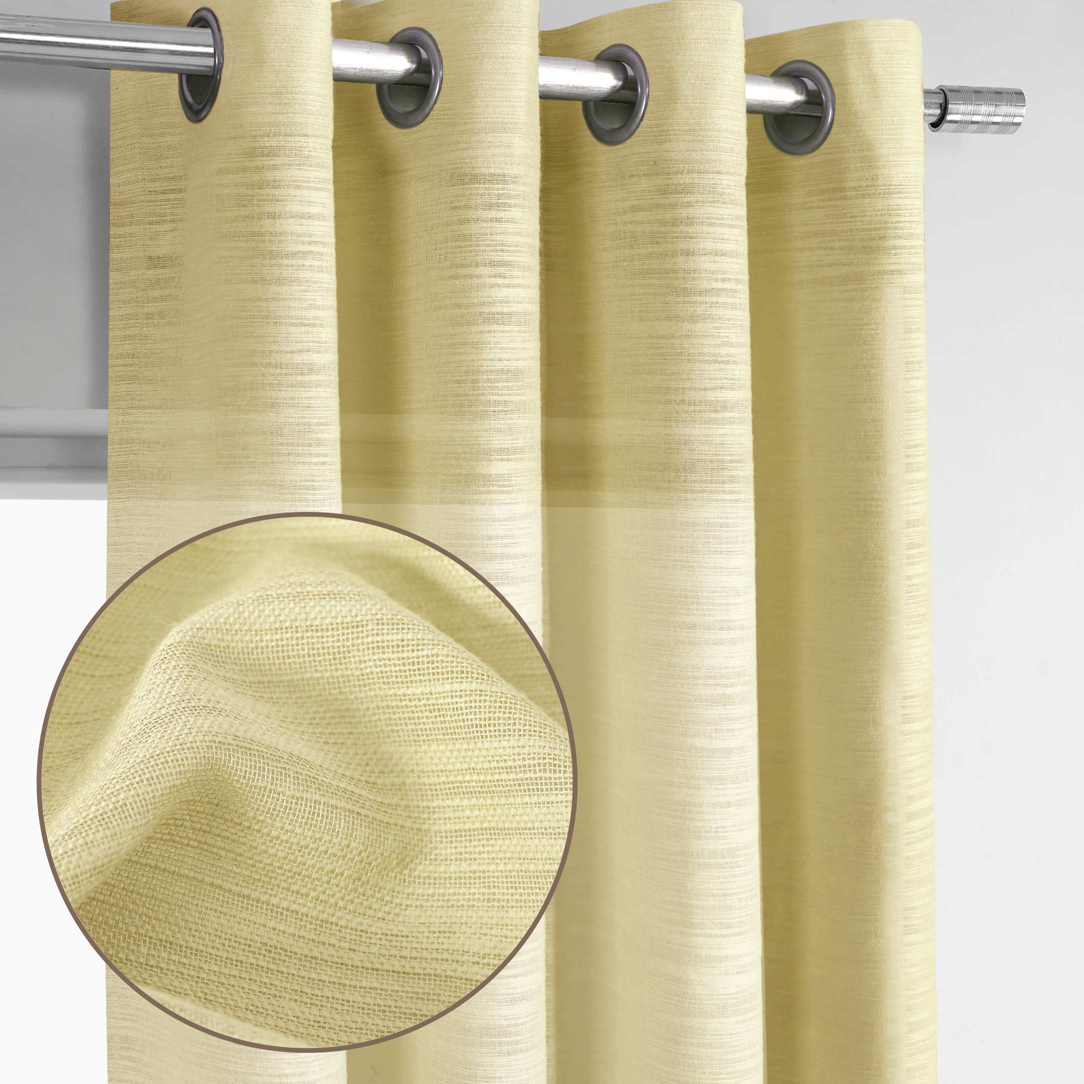 Cottonpassion_US - Wholesale Curtain - Long Window Sheer Curtain 100% Cotton Drape 50x84" 1 Panel10