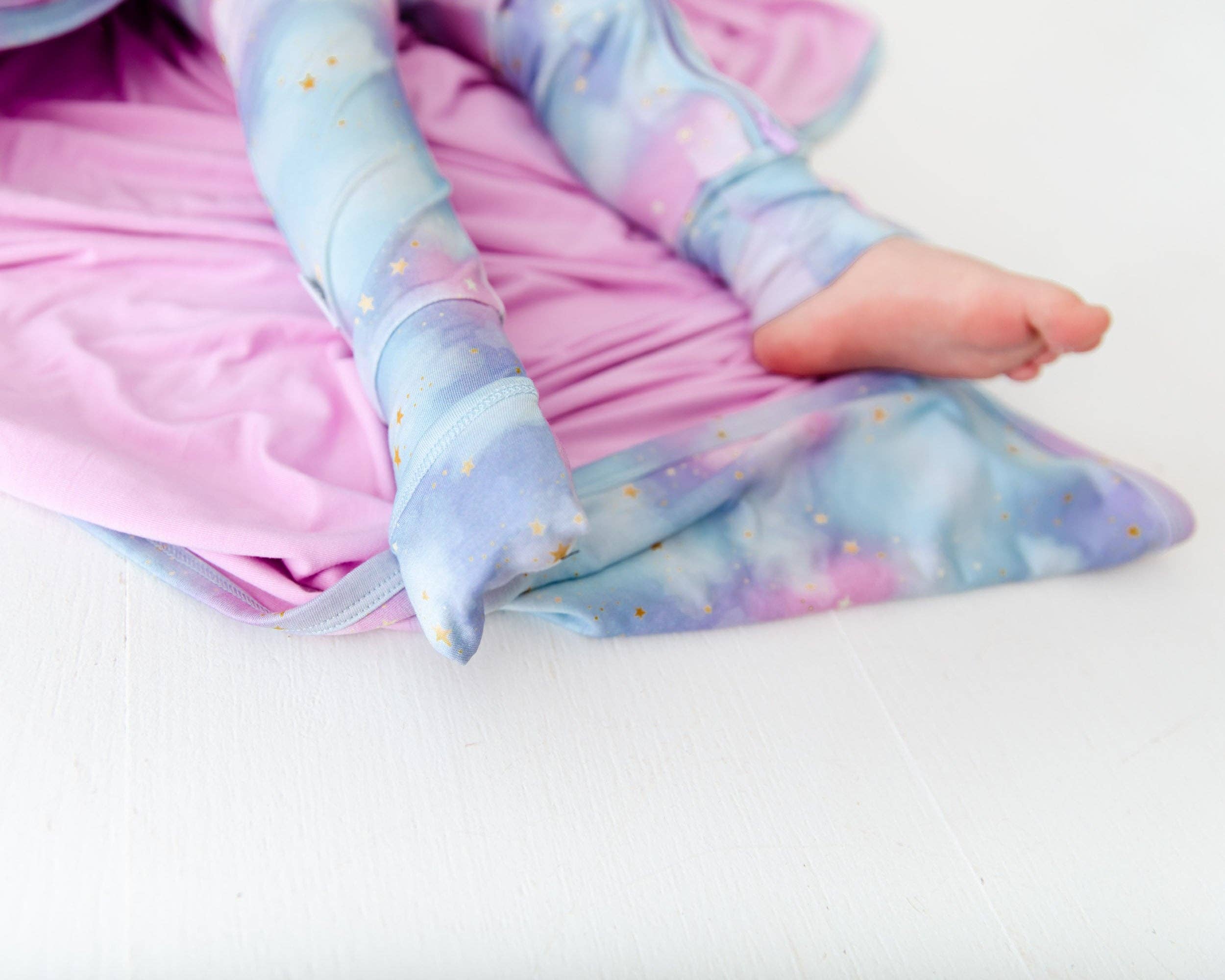 Dreamiere – wholesale Sleepsuit – Baby – Kids Cotton Candy Skies Bamboo Convertible Footie Pajamas6