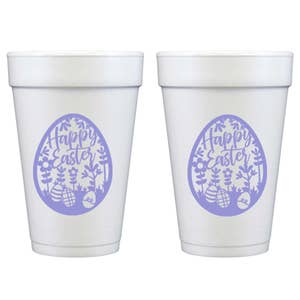 12 oz. Easter Bunny Reusable Ceramic Mugs - 4 Ct.