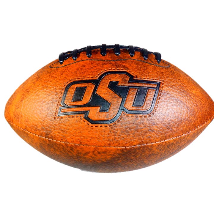 NCAA Oklahoma State Cowboys 9" Vintage Mini Football for wholesale by Gulf Coast Sales