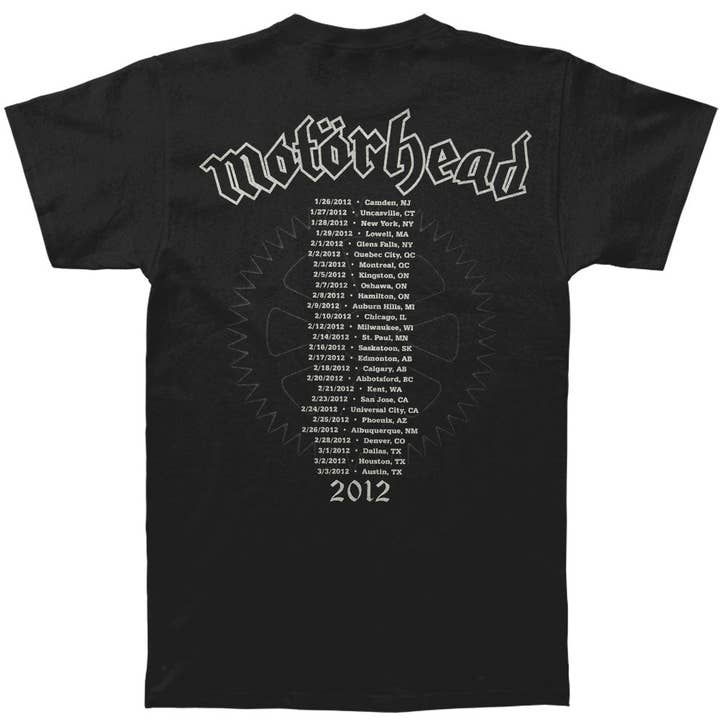 Rockabilia - Wholesale Screen Printed T-Shirt - Unisex - No Album 2012 Tour Camden Through Austin T-shirt1