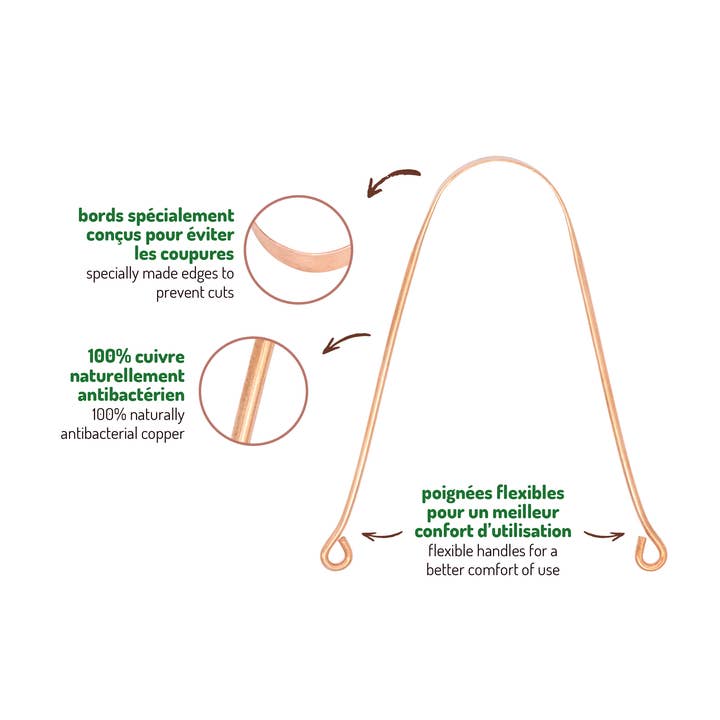 Orinko - Wholesale Tongue Scraper - 9+1 FREE - 100% Copper Tongue Scraper (bulk)1