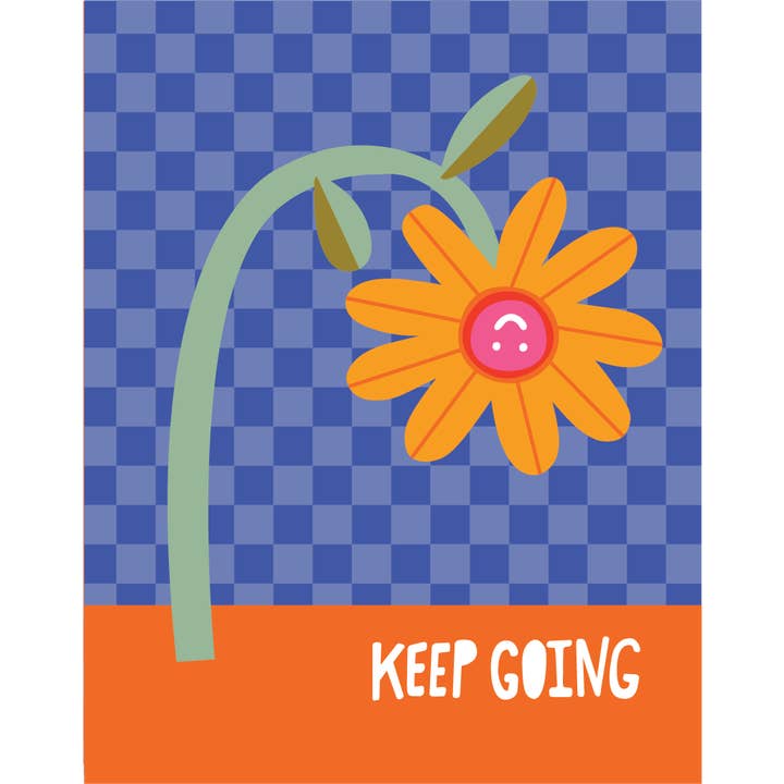 Keep Going Art Print for wholesale by Julz Clementine