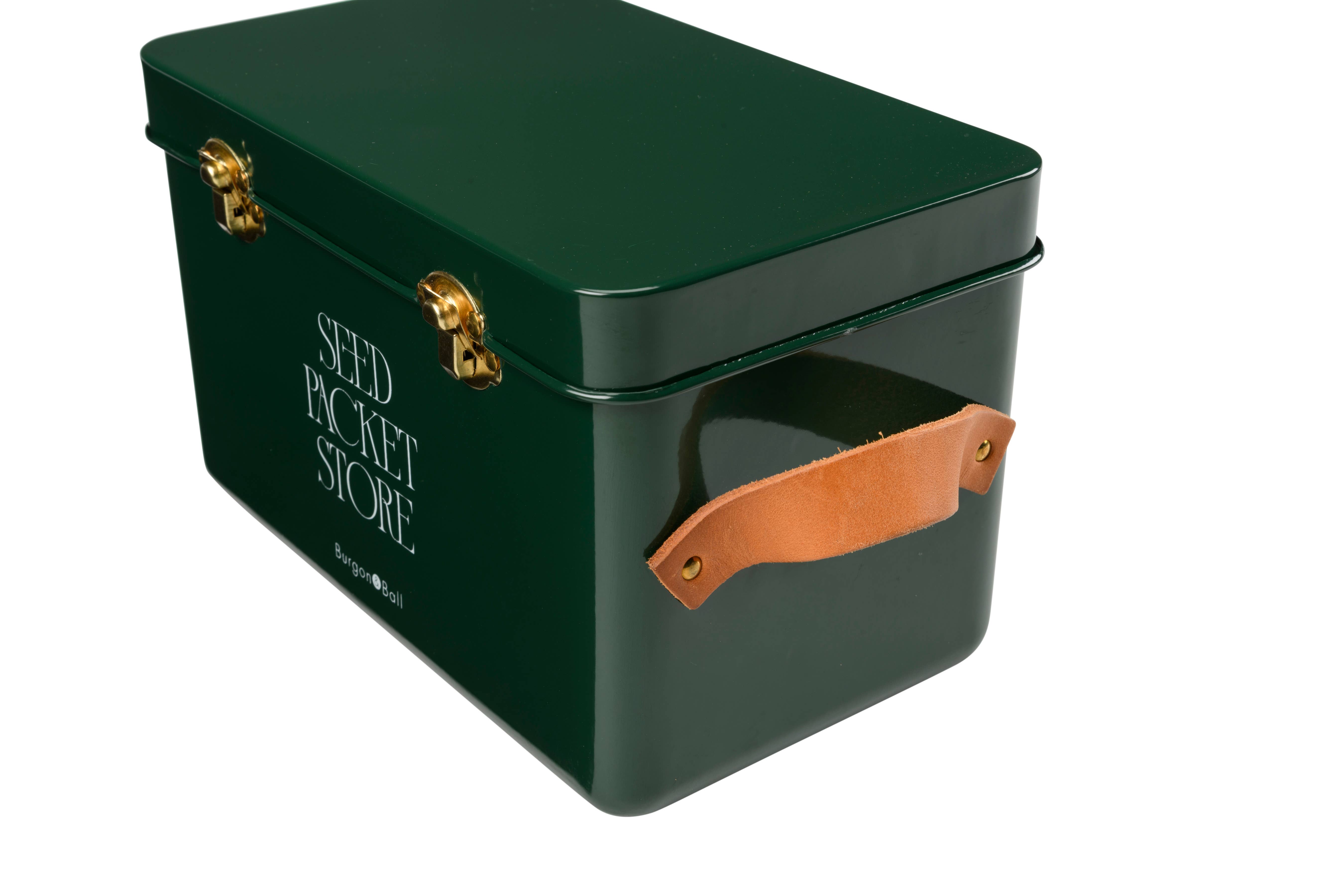 Burgon and Ball – wholesale Plant seeds – NEW Seed Packet Tin - Heritage Green5