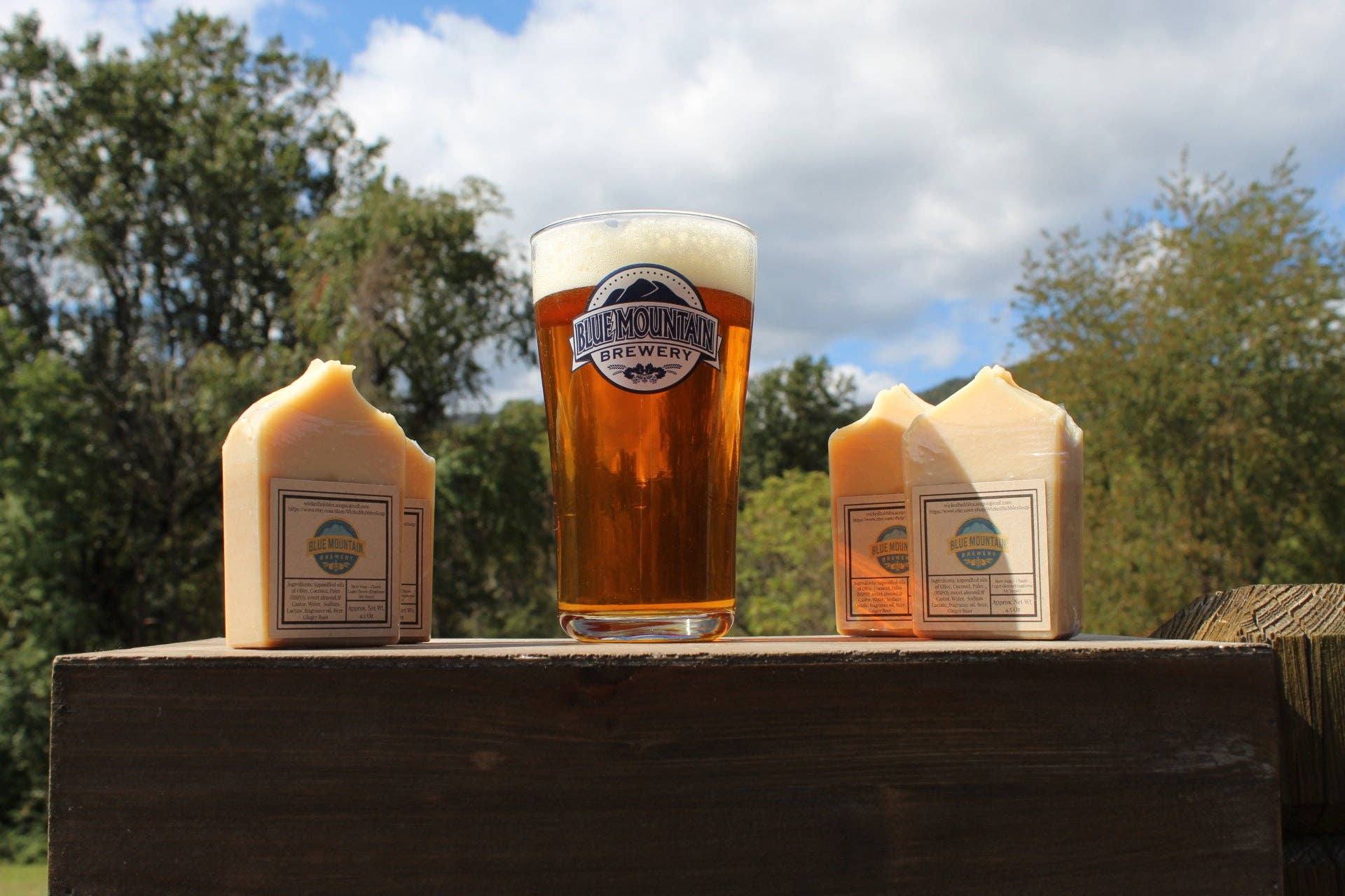 Wicked Bubbles LLC - Wholesale Bar Soap - Classic Lager Beer soap-Blue Mountain Brewery6