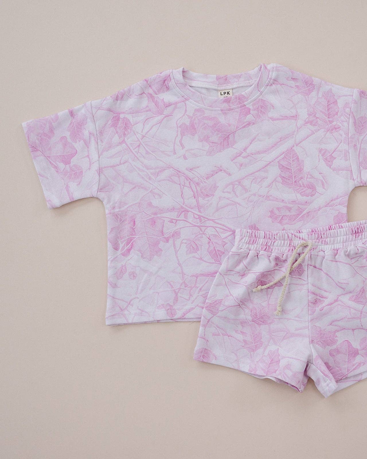 Lucky Panda Kids - Wholesale Top & Short Set - Kids - Shorts Set | Pink Camo14