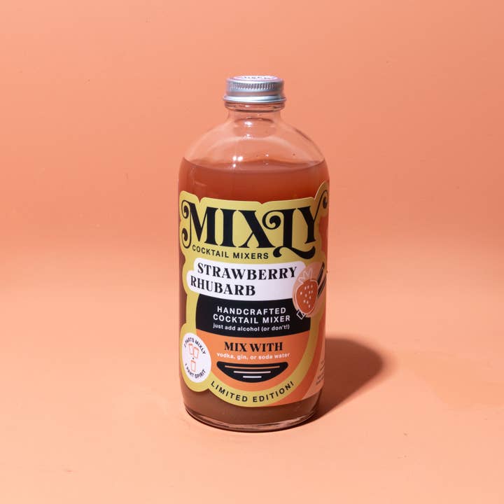 Mixly - Wholesale Cocktail Mix/Syrup - Limited Edition! Strawberry Rhubarb Mixer