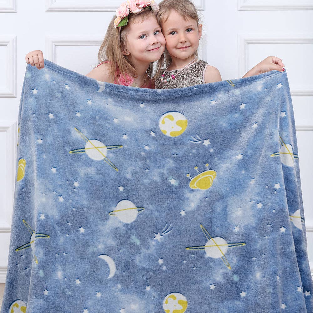 Pavilia – wholesale Throw blanket – Glow In The Dark Fleece Throw Blanket0