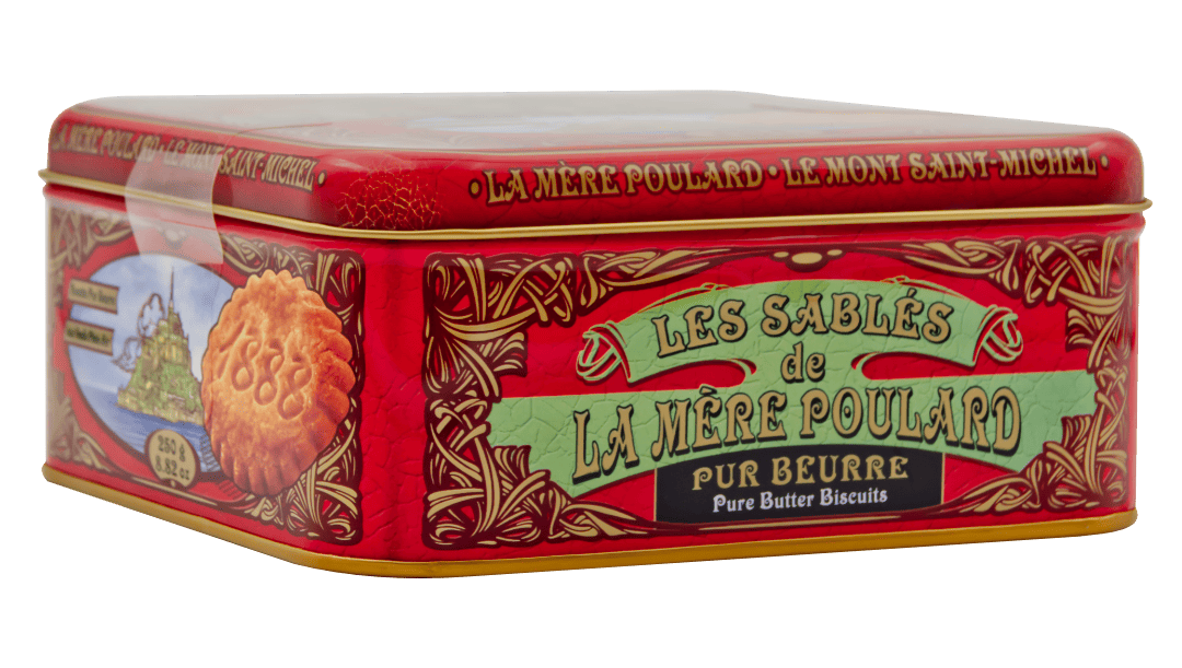 Biscuiterie La Mère Poulard - Wholesale Cookie - Collector shortbread 250g half-box1